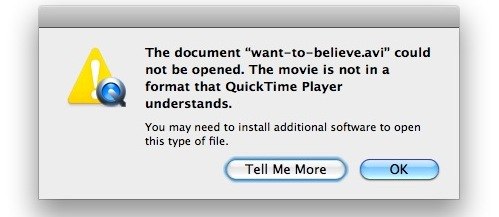 how to open avi files mac